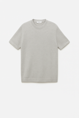 Mango Cotton fine-knit t-shirt