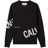 Calvin Klein logo-print crew neck sweatshirt