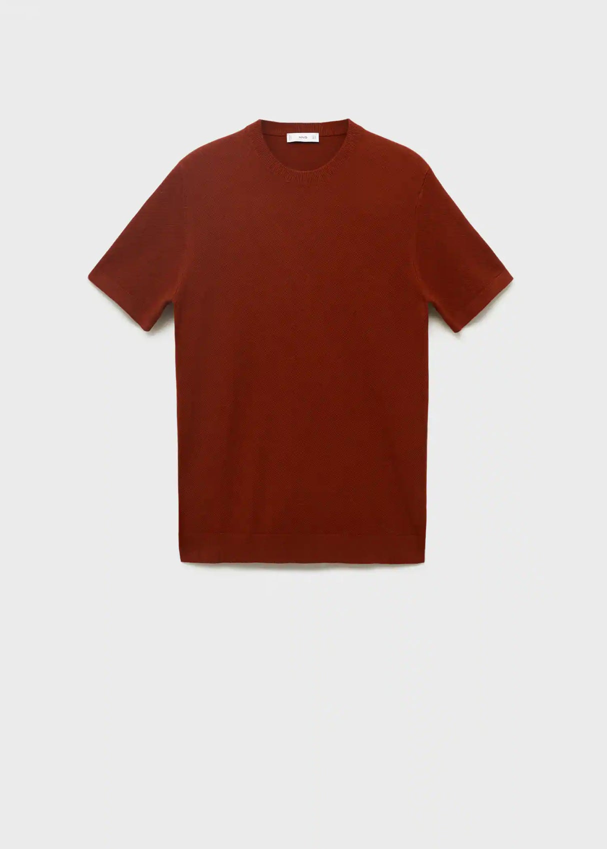 Mango Cotton fine-knit t-shirt
