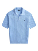 POLO RALPH LAUREN Cable-Knit Cotton Short-Sleeve Jumper