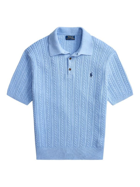 POLO RALPH LAUREN Cable-Knit Cotton Short-Sleeve Jumper