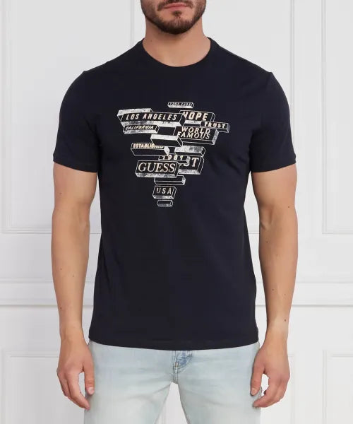 Guess Printed Slim Fit T-Shirt