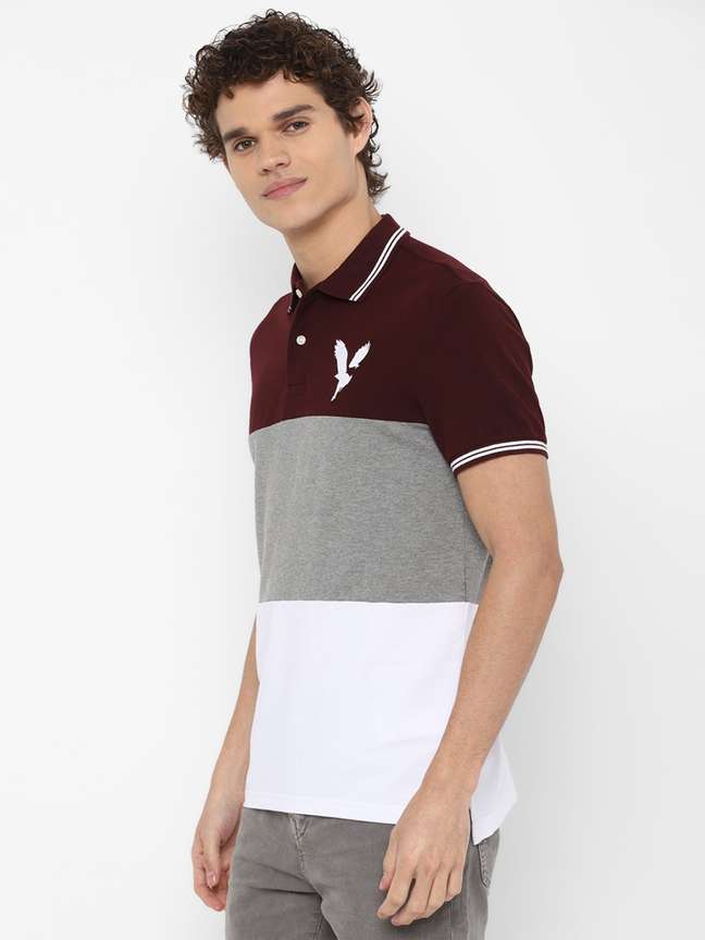 AE Colourblock Polo T-shirt