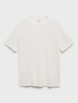 Mango 100% linen basic t-shirt