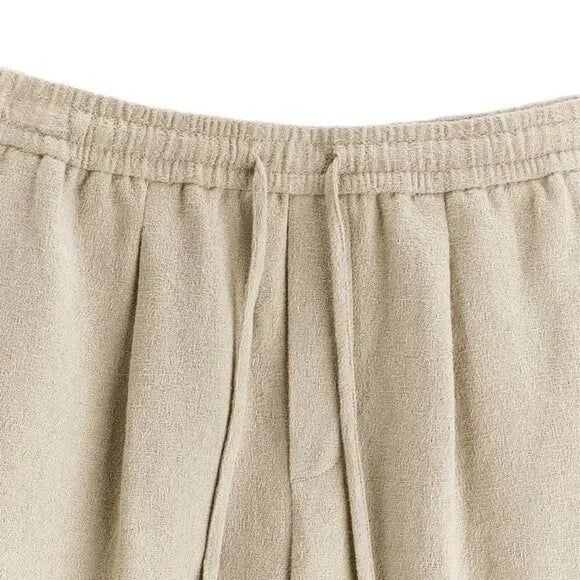 ZARA LINEN - COTTON SHORTS