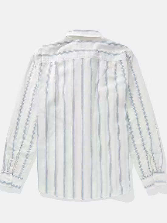 American Eagle AE Flex LINEN Button-Up