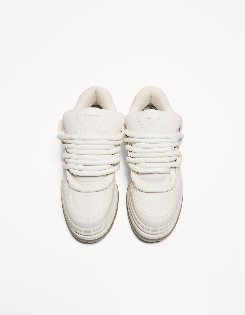 Bershka Multi-piece Chunky skater trainers