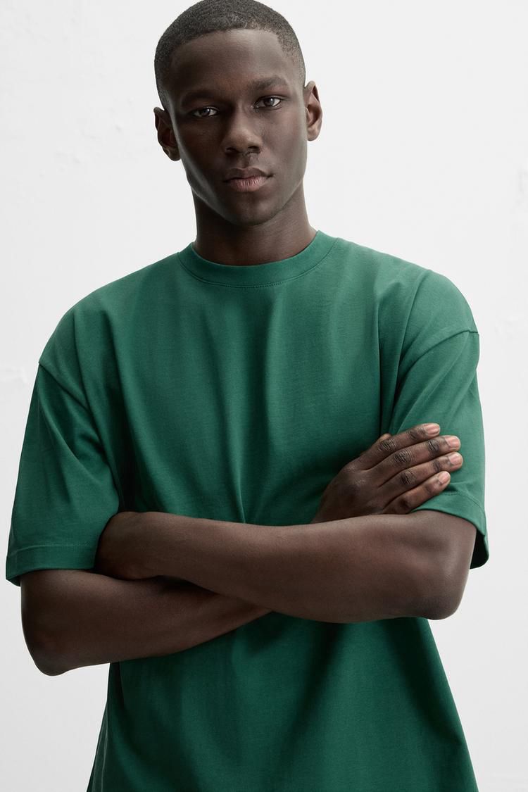 ZARA BASIC HEAVYWEIGHT T-SHIRT