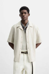 ZARA RELAXED FIT LINEN SHIRT