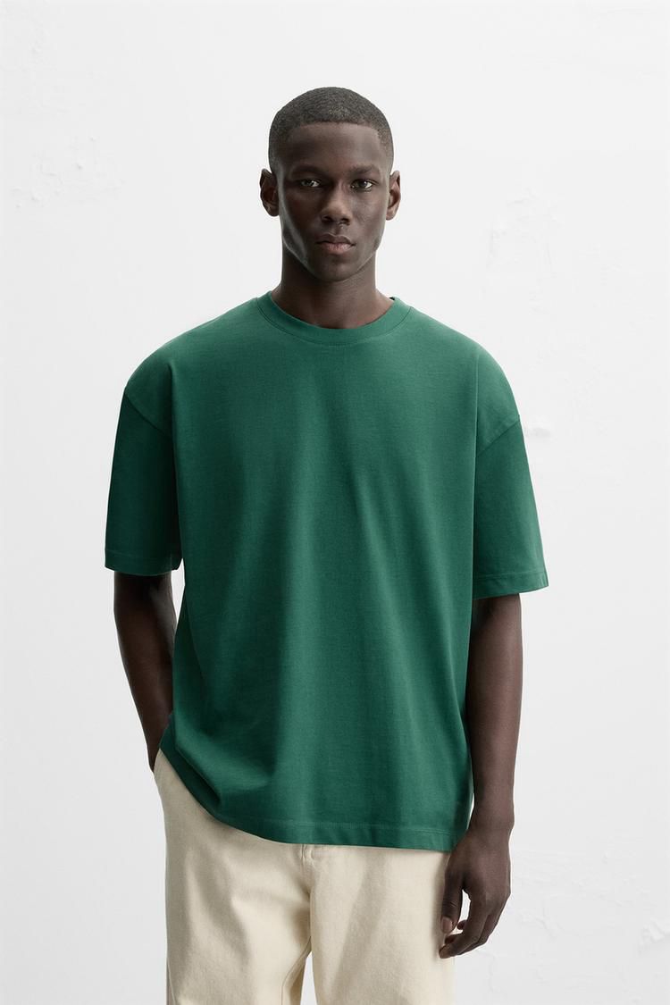 ZARA BASIC HEAVYWEIGHT T-SHIRT