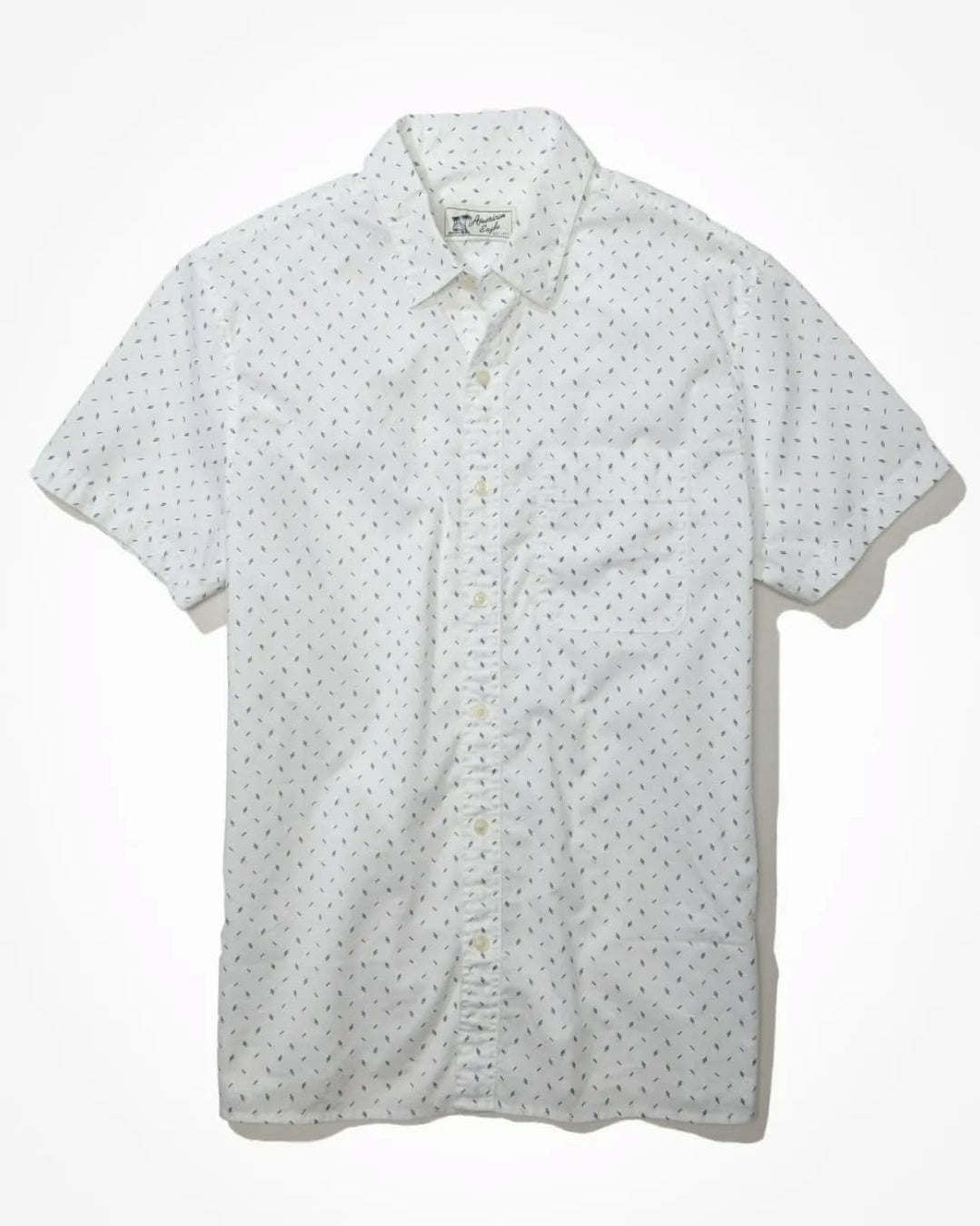 AE Hawaiian Short-Sleeve Button-Up Shirt