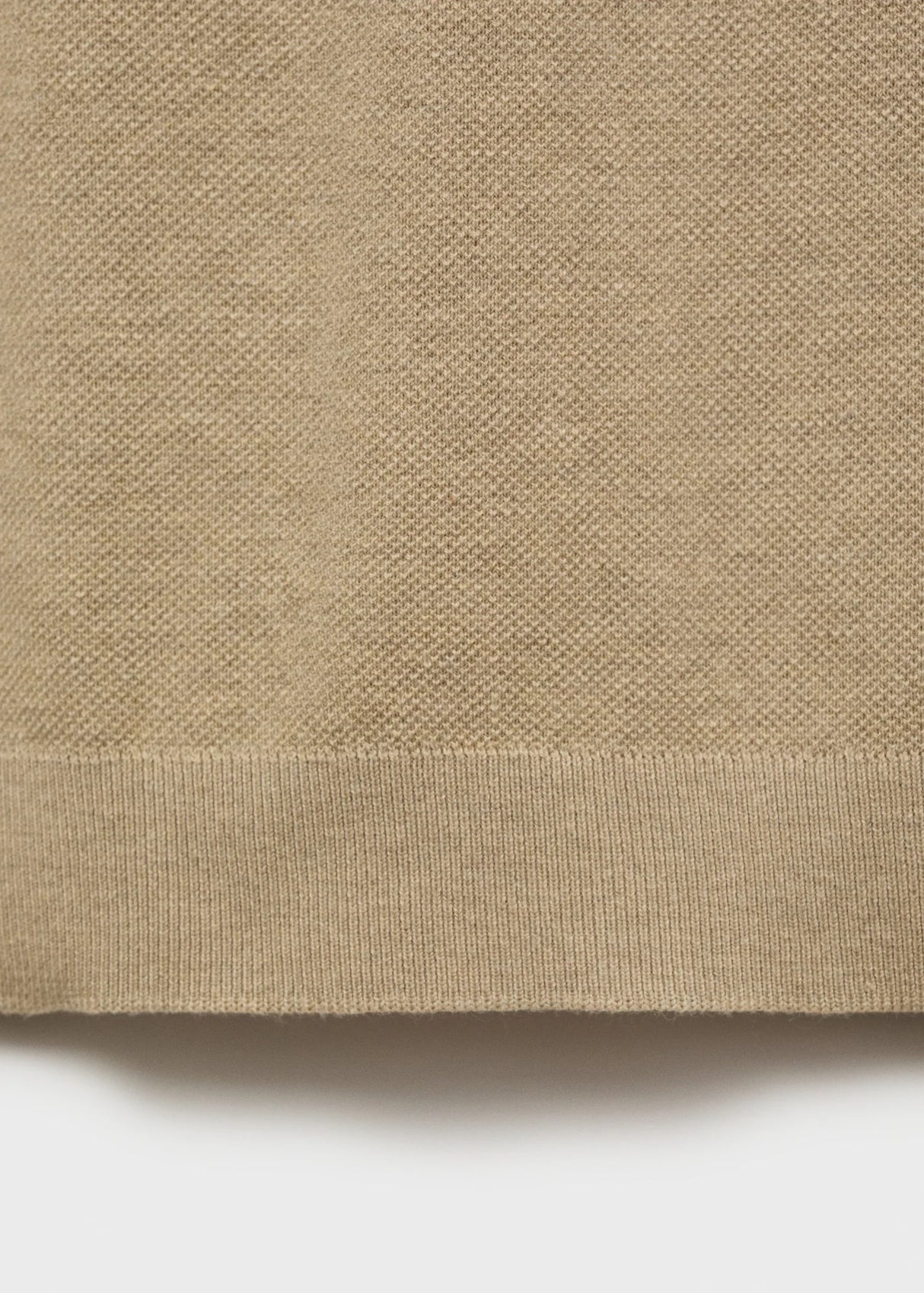 Mango Cotton fine-knit t-shirt