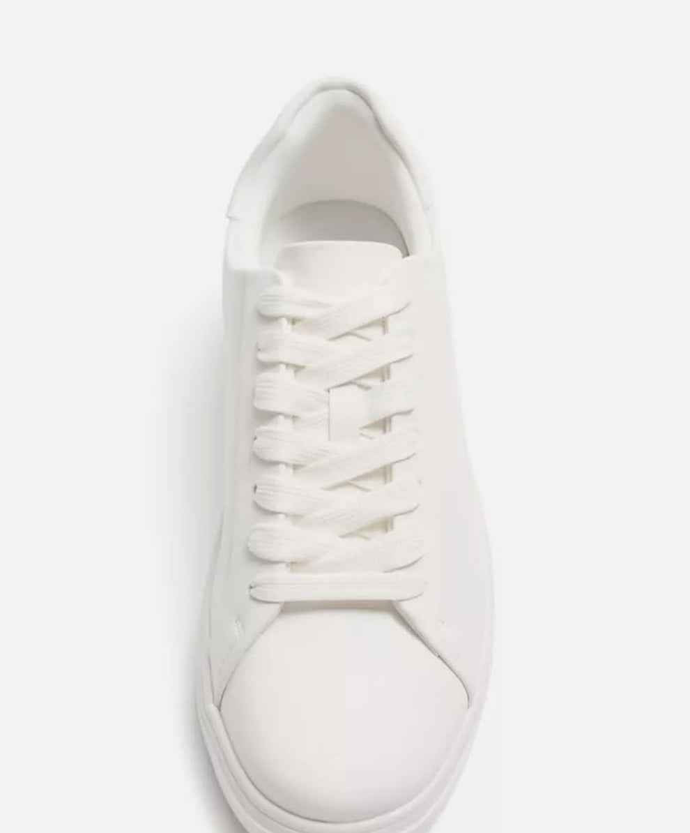 ZARA MONOCHROME CHUNKY SOLE SNEAKERS