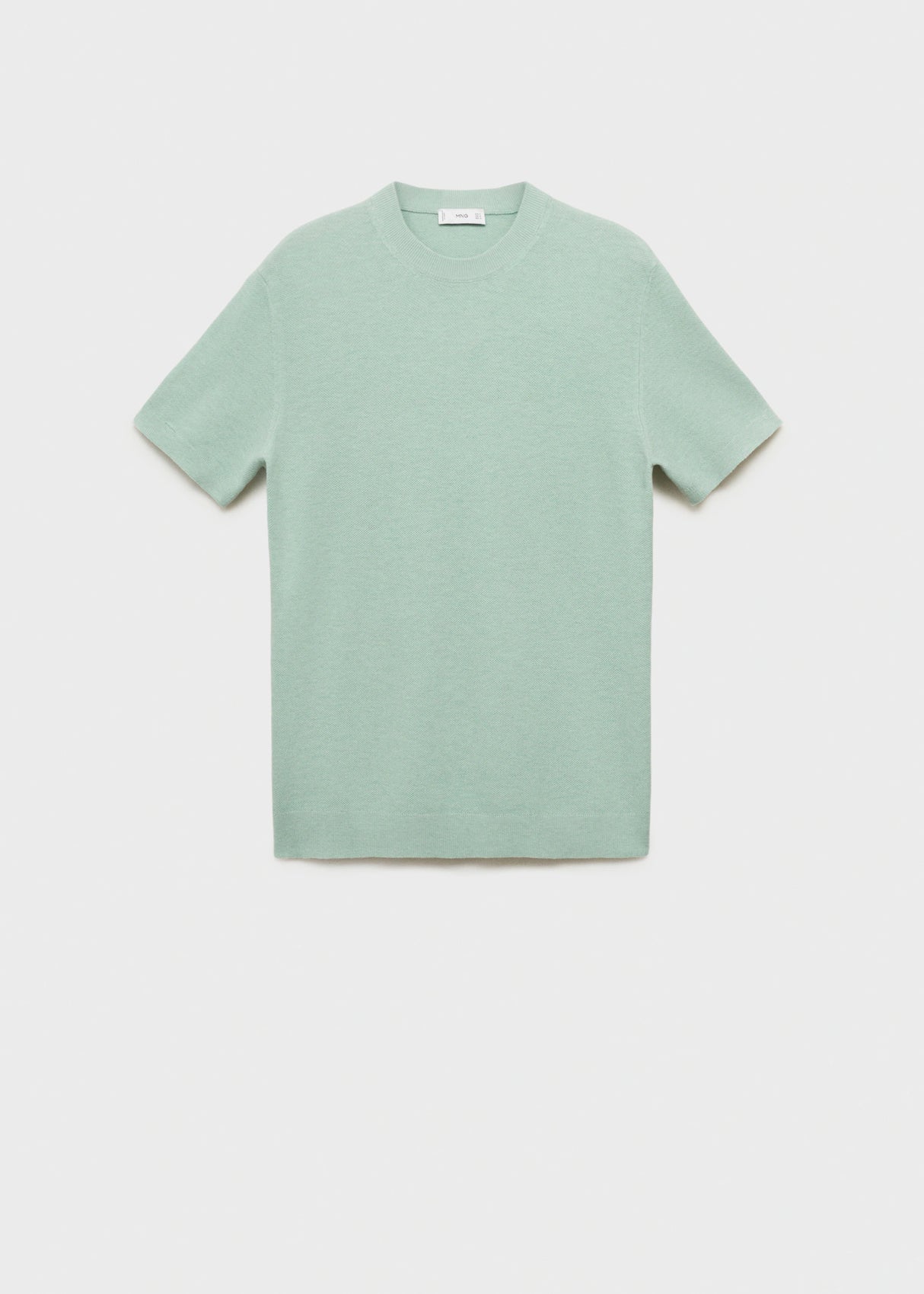 Mango Cotton fine-knit t-shirt