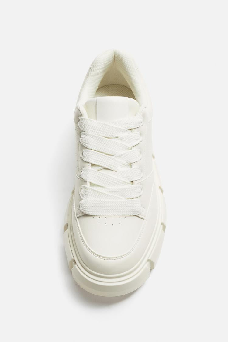 ZARA SNEAKERS WITH A VOLUME SOLE