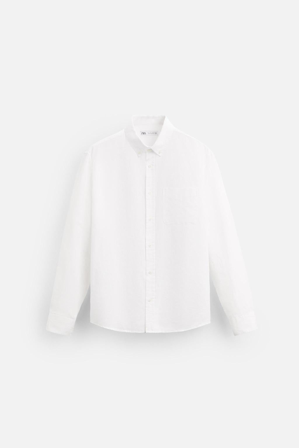 ZARA LINEN SHIRT - COTTON