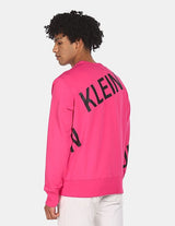 Calvin Klein logo-print crew neck sweatshirt