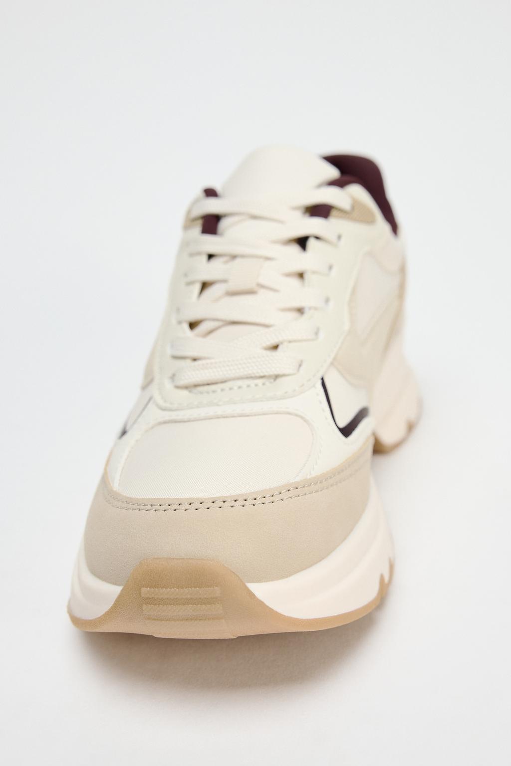 ZARA WOMEN CONTRAST RUNNING SHOES