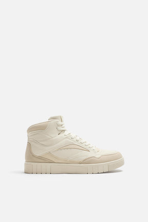 Zara Retro High-Top Trainers - Urban store