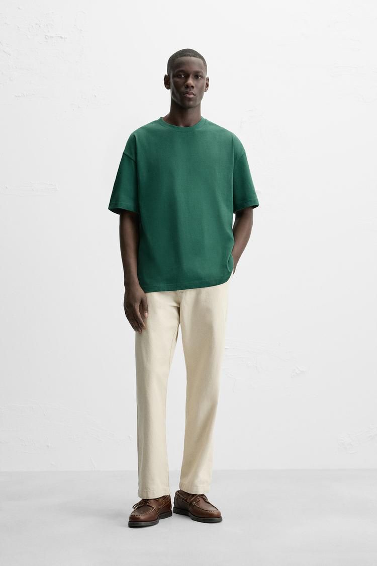ZARA BASIC HEAVYWEIGHT T-SHIRT