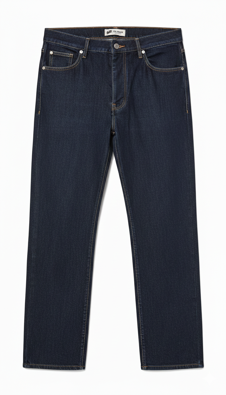 Pull&Bear Wide Leg Raw Jeans