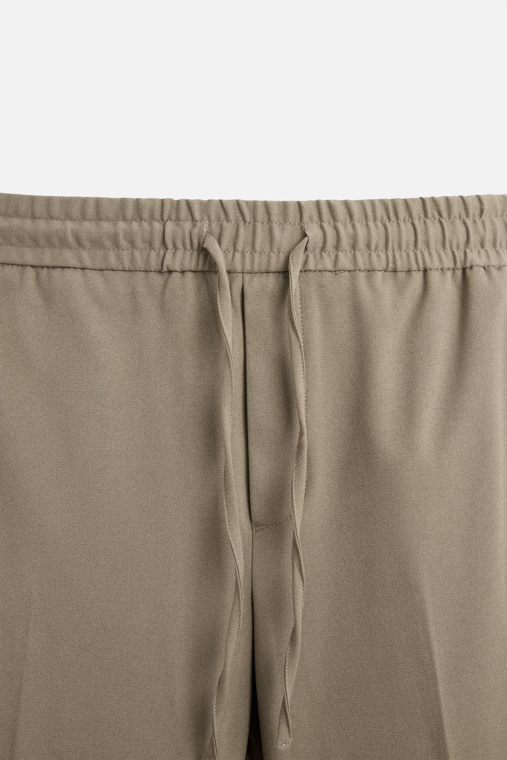 ZARA COMFORT JOGGER-WAIST PANTS