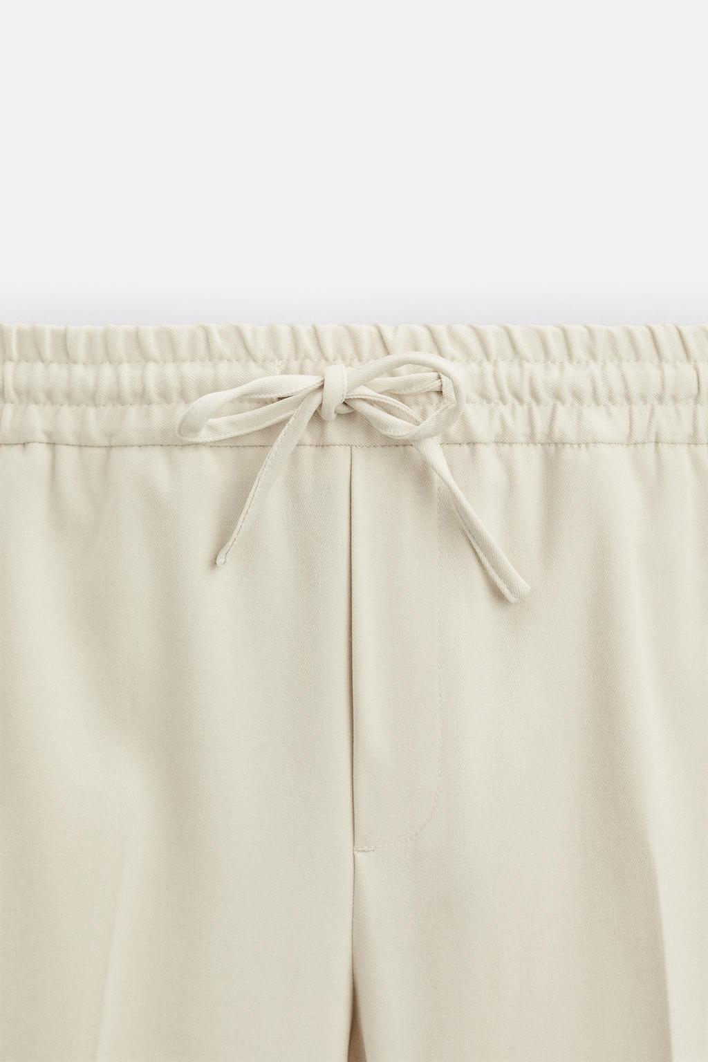 ZARA COMFORT JOGGER-WAIST PANTS