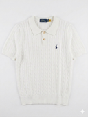 POLO RALPH LAUREN Cable-Knit Cotton Short-Sleeve Jumper
