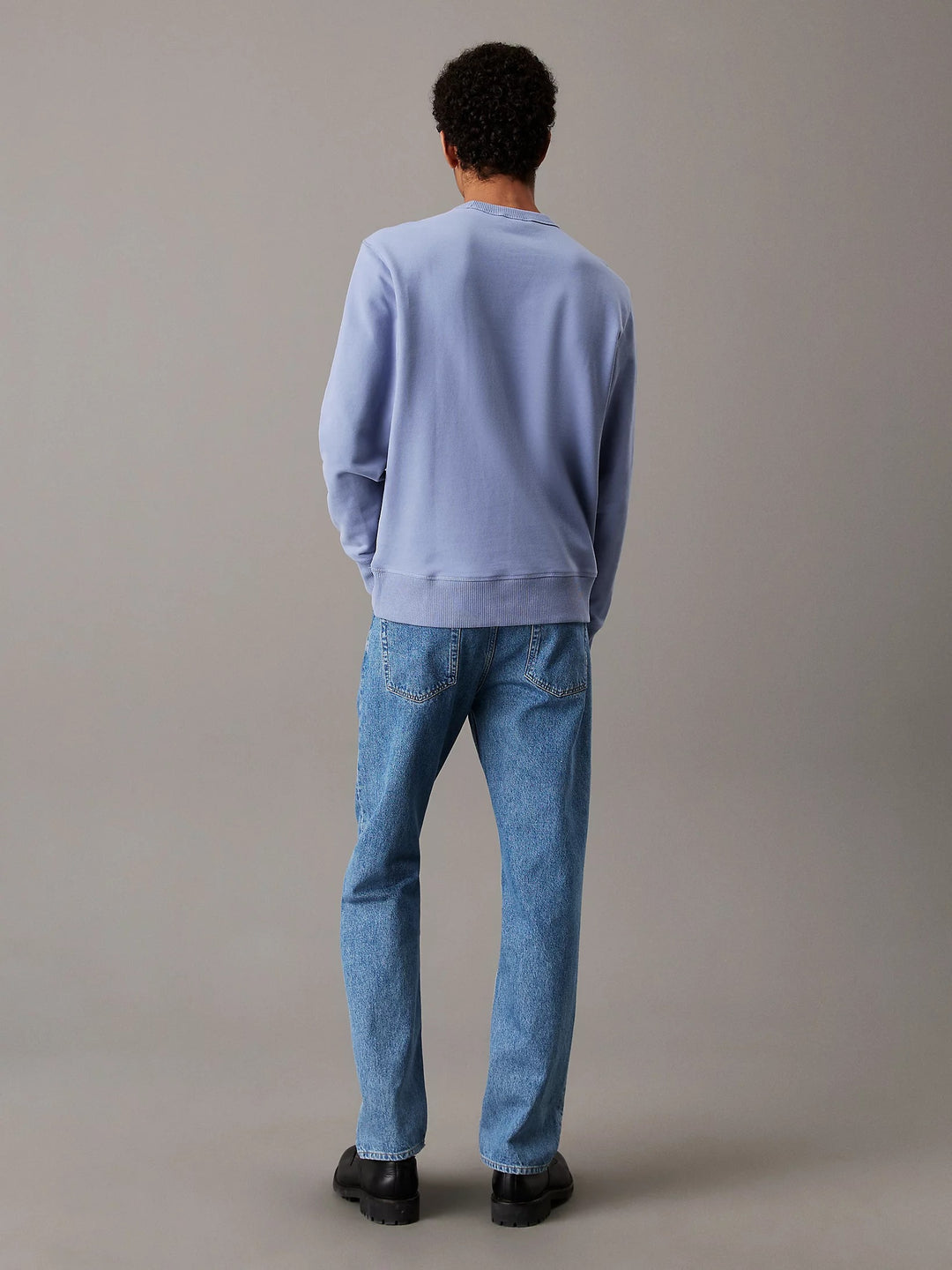 Calvin Klein Terry Badge Sweatshirt in Tempest