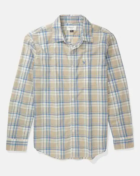 AE Hawaiian Short-Sleeve Button-Up Shirt