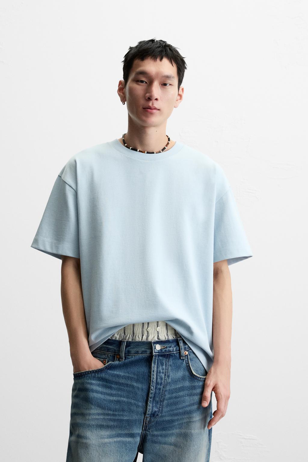 ZARA BASIC HEAVYWEIGHT T-SHIRT