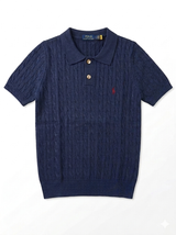 POLO RALPH LAUREN Cable-Knit Cotton Short-Sleeve Jumper