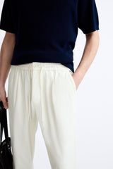 ZARA CORDUROY PANTS WITH A DRAWN BELT