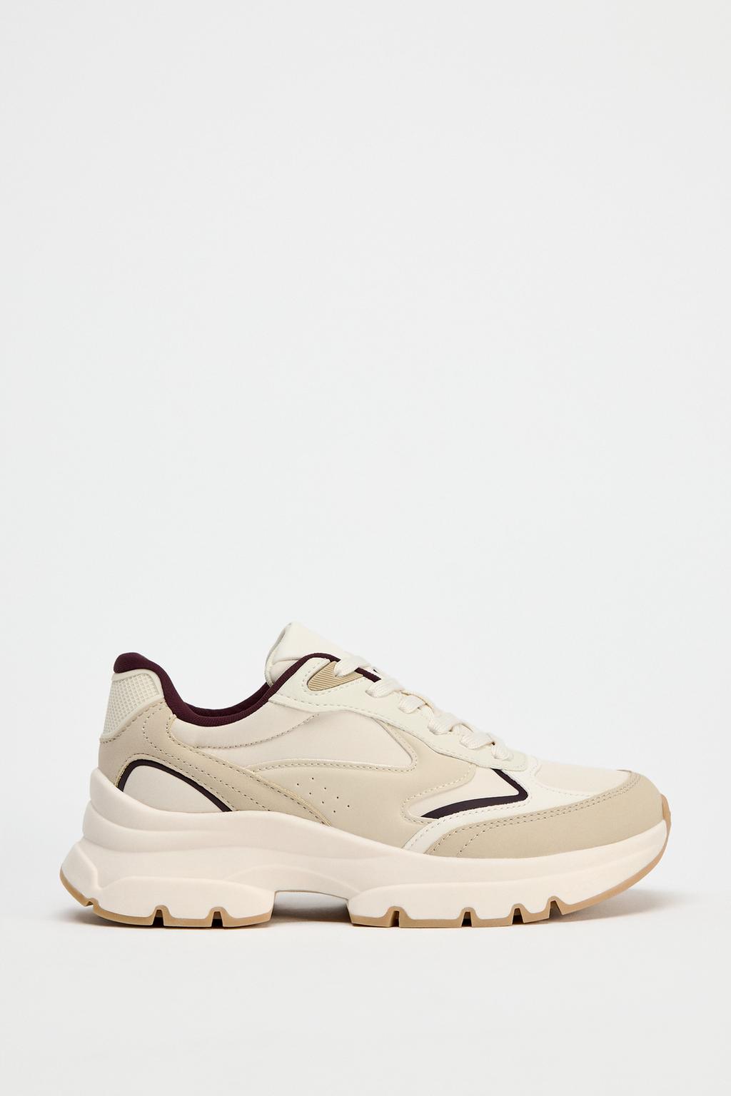 ZARA WOMEN CONTRAST RUNNING SHOES