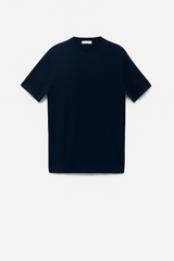 Mango Cotton fine-knit t-shirt