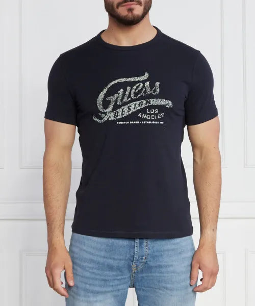 Guess Printed Slim Fit T-Shirt