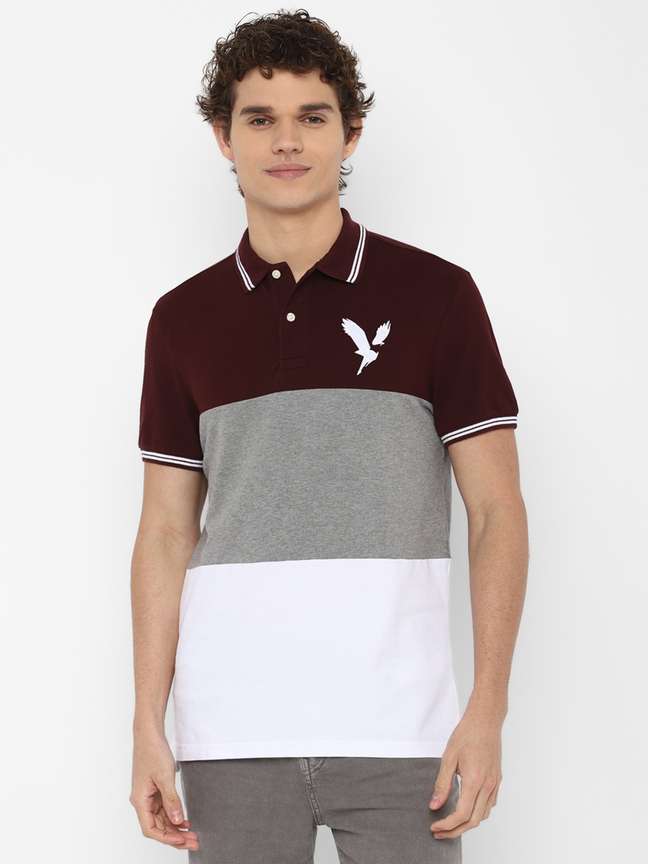 AE Colourblock Polo T-shirt