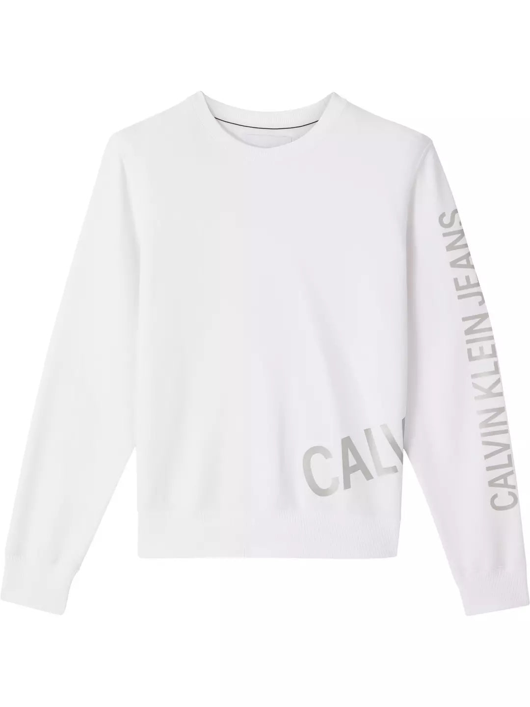 Calvin Klein logo-print crew neck sweatshirt