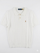 POLO RALPH LAUREN Cable-Knit Cotton Short-Sleeve Jumper