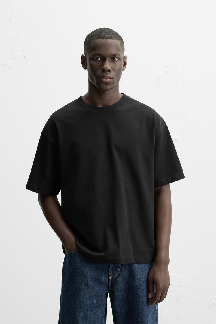ZARA BASIC HEAVYWEIGHT T-SHIRT