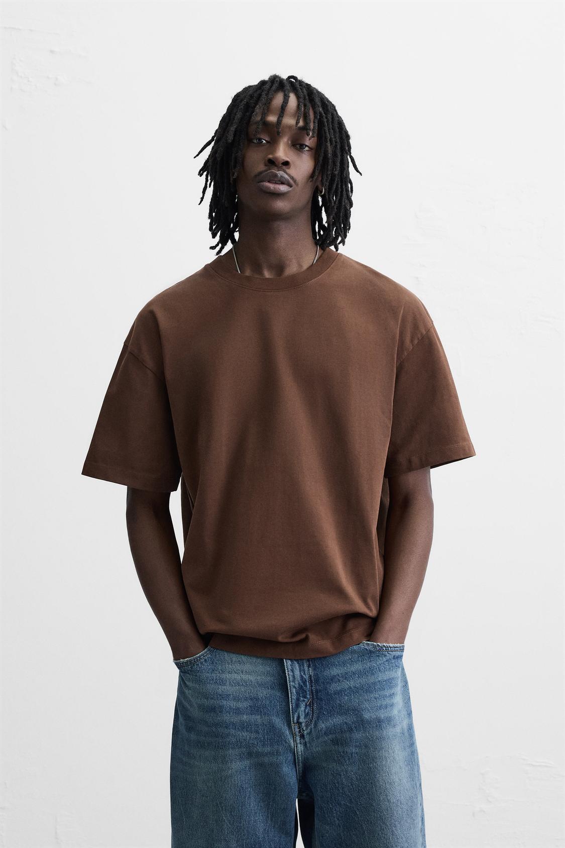 ZARA BASIC HEAVYWEIGHT T-SHIRT