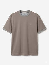 brunello cucinelli T-shirt embroidered logo