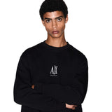 Armani Exchange Crewneck Sweatshirt With Embroidered Logo
