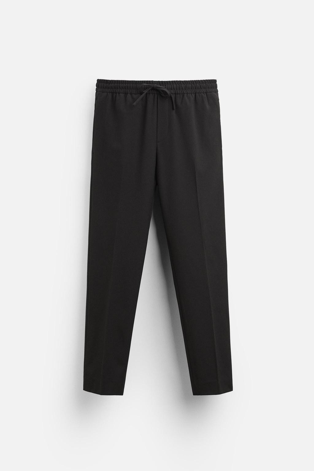 ZARA COMFORT JOGGER-WAIST PANTS