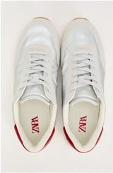 ZARA WOMEN METALLIC RUNNING SHOES
