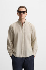 ZARA LINEN SHIRT - COTTON