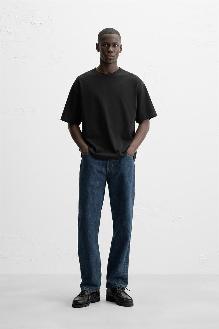 ZARA BASIC HEAVYWEIGHT T-SHIRT