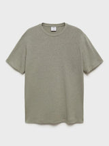 Mango 100% linen basic t-shirt