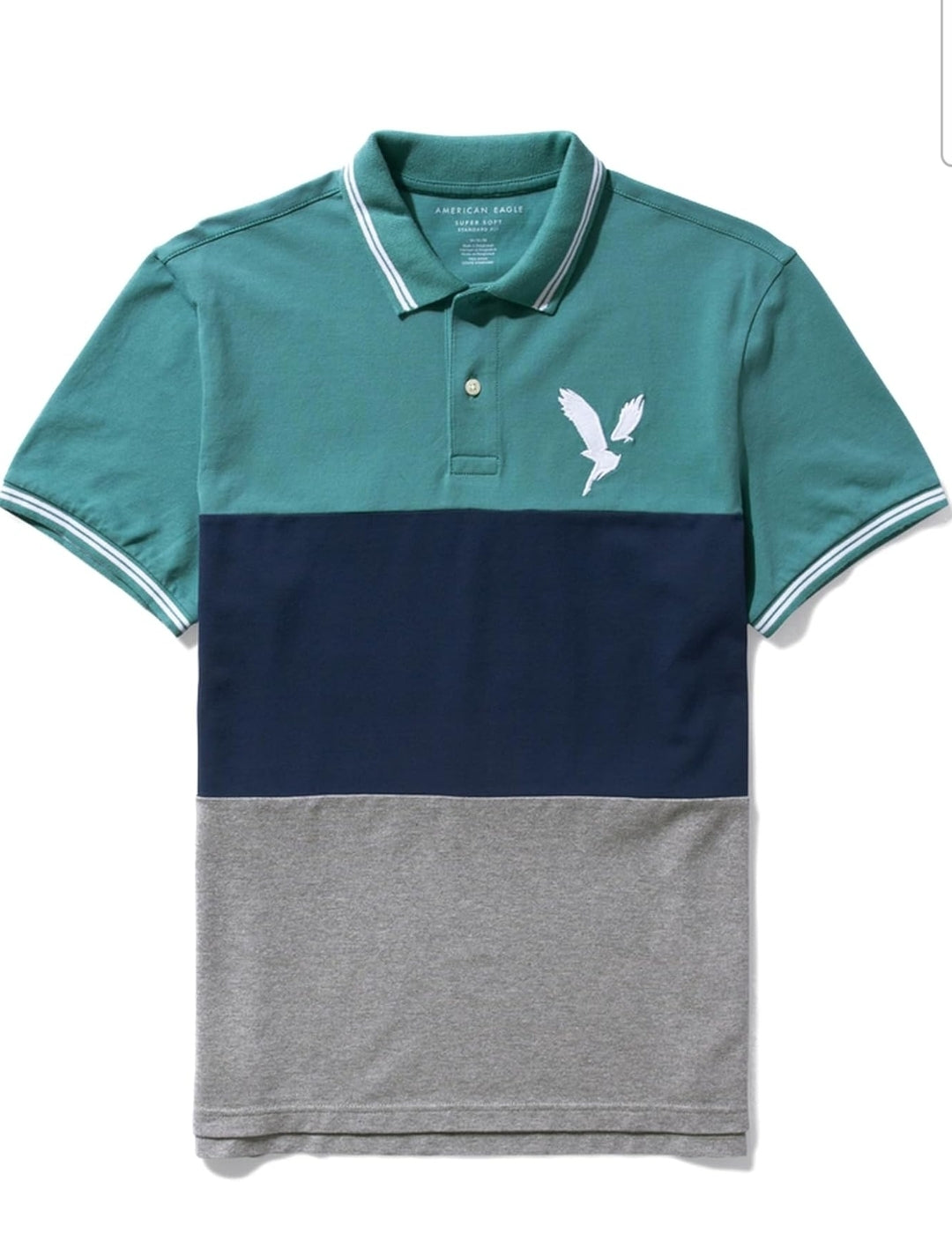 AE Colourblock Polo T-shirt