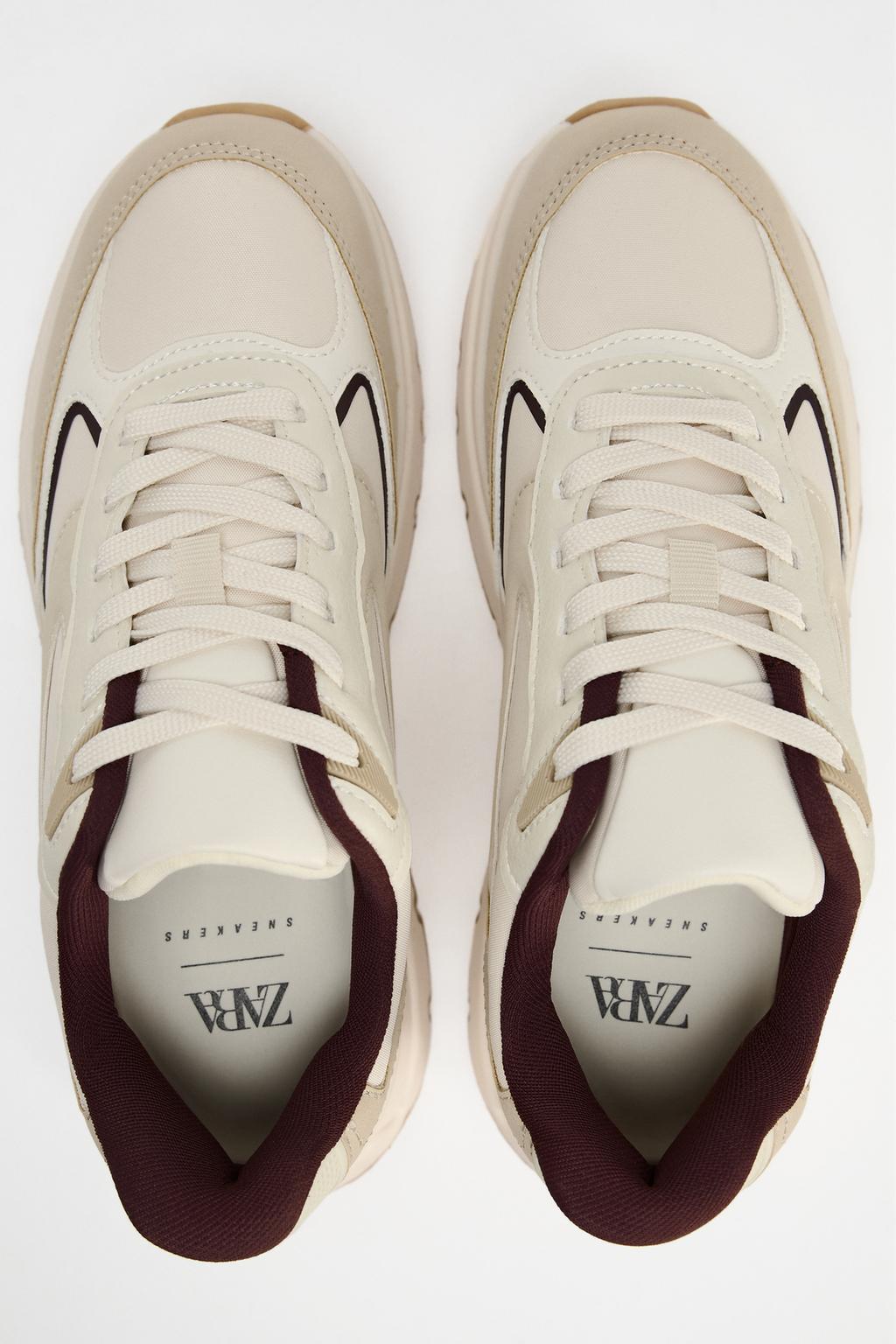 ZARA WOMEN CONTRAST RUNNING SHOES
